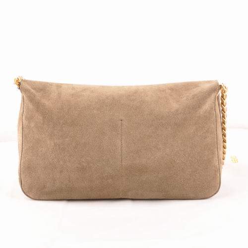 Celine Gourmette Small Bag in Suede Leather - 3078 Khaki